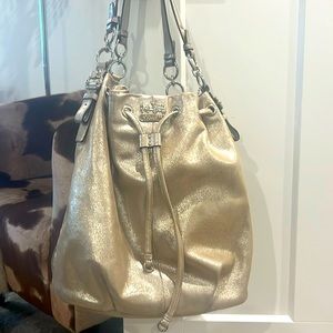 Coach Gold Metallic Purse